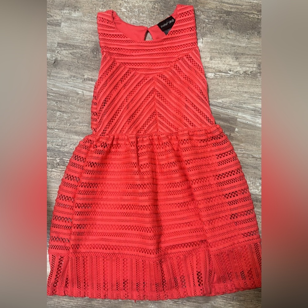Girls formal coral dress size 7